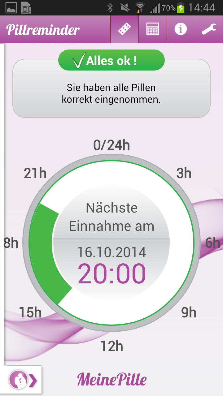 PillReminder - Denk an mich Screen 1