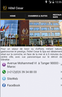 Hôtel Cesar & Spa Tanger Screenshots 1