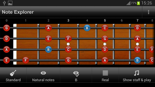 Bass Guitar Note Trainer Demo