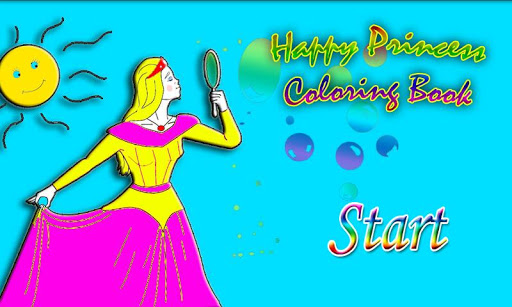 Happy Princess Coloring Book