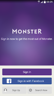 Monster Job Search Business app for Android Preview 1