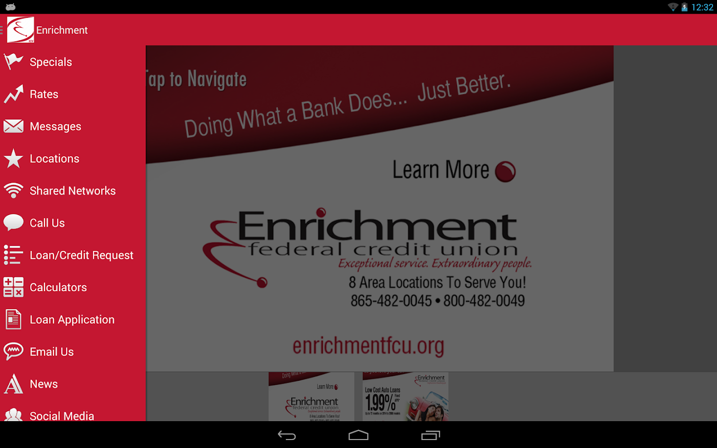 Enrichment Federal Credit Union Home