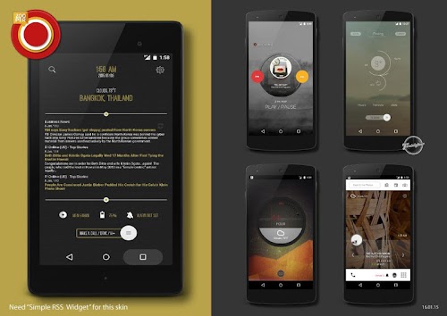 Android application Up2u - Zooper skins screenshort