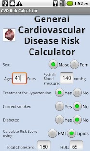 Heart Age Calculator Screen 3