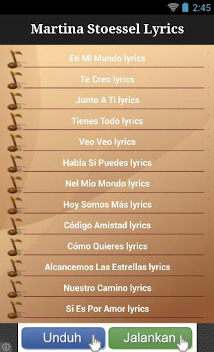 【免費娛樂App】Martina Stoessel Lyrics 2015-APP點子