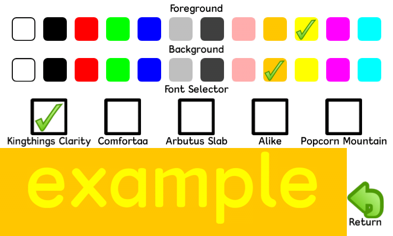 Sight Words for EYFS and KS1 Screen 3