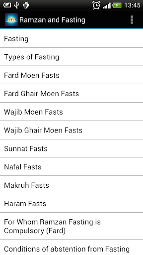 Ramzan and Fasting