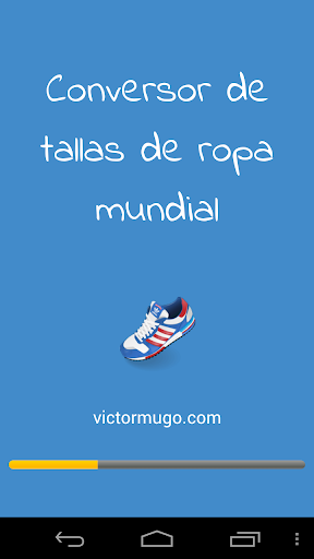 Tallas ropa mundial