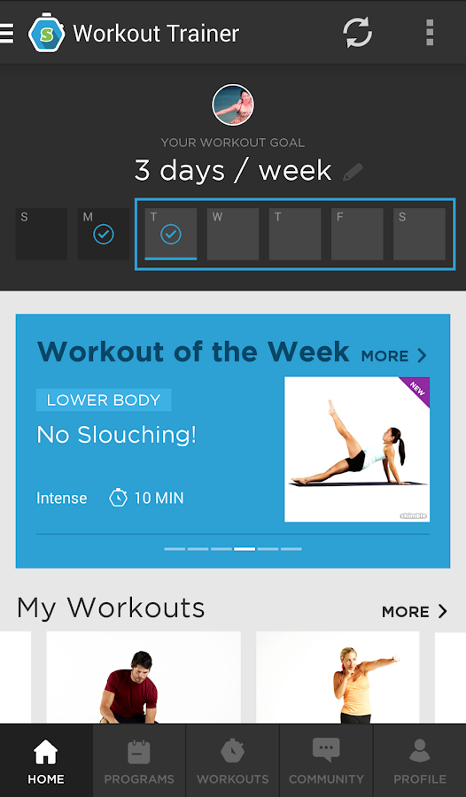 Workout Trainer- screenshot