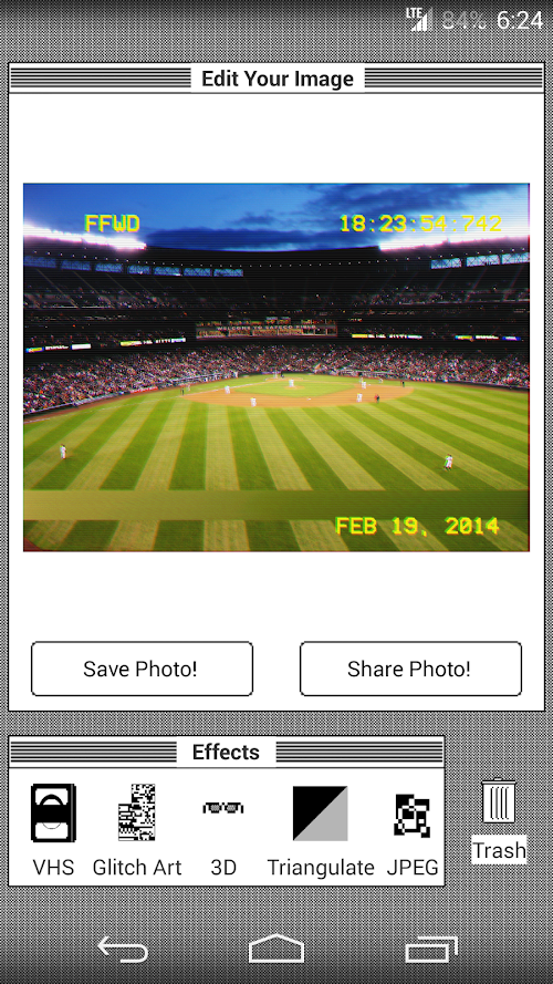 Android application Glitchr screenshot
