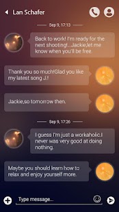 Download (FREE) GO SMS PRO RANDY THEME APK for Android