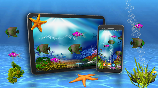 【免費個人化App】Aquarium Live Wallpaper 3D-APP點子