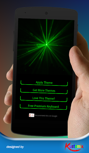 Green Laser Keyboard