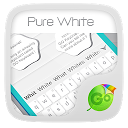 App Download Pure White GO Keyboard Theme Install Latest APK downloader