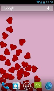 Bouncy Hearts Free LWP Screenshots 2