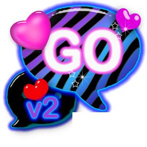 Zebra Love Theme GO SMS PRO.apk 1