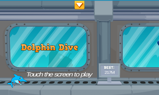 可愛的飢餓的海豚海洋潛水新遊戲