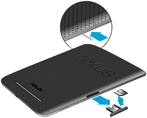 Sim カードを Nexus 端末に挿入する Nexus ヘルプ