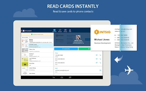 CamCard - Business Card Reader Screenshot