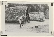 Dutch Man Posing with his Camera in the Village of Maroons near Moengo