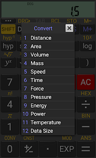 RealCalc Scientific Calculator Screenshot