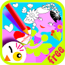 Princess Draw&Color Free Application icon