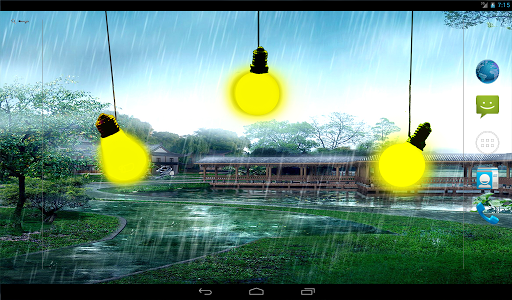 【免費娛樂App】Bulbs In Rain LWP paid-APP點子