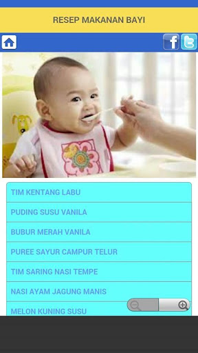 Resep Makanan Bayi