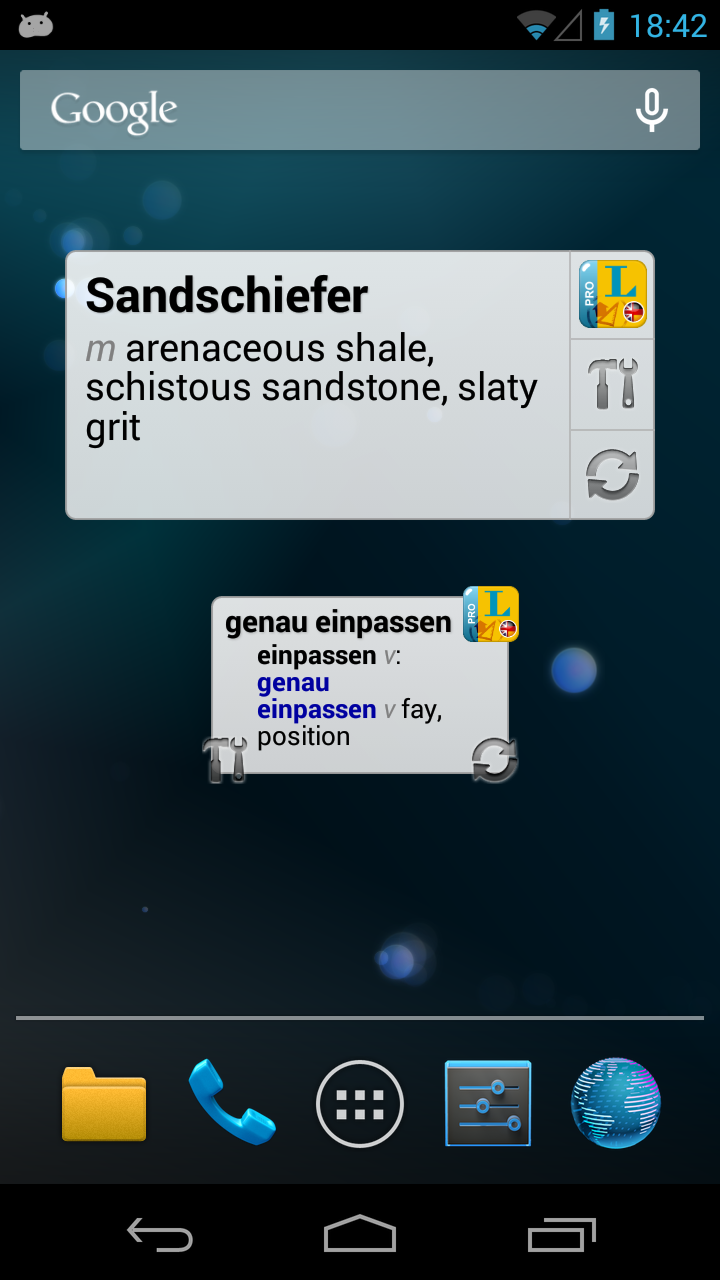 Architecture DE &lt; &gt; EN Pro Screen 2