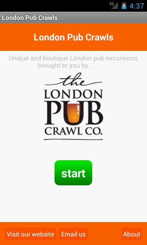 Android application London Pub Crawls and Walks screenshort