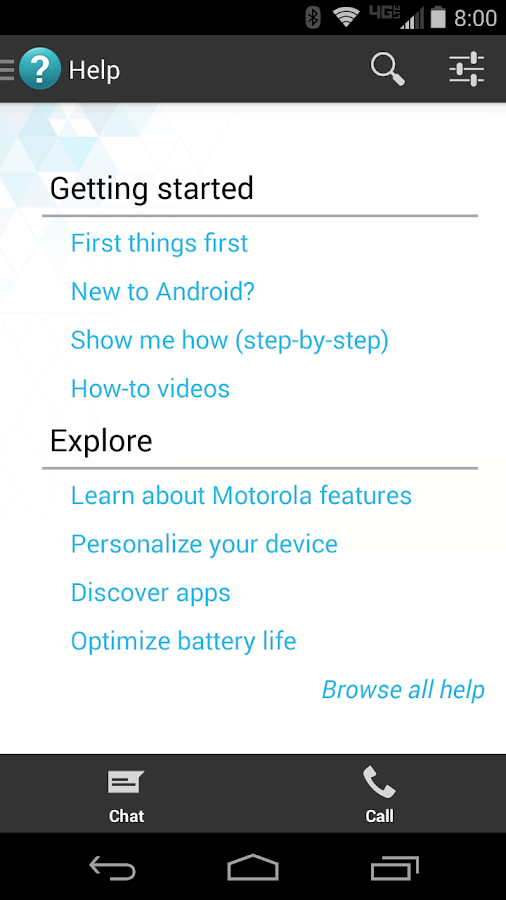 Motorola Help Android Apps on Google Play