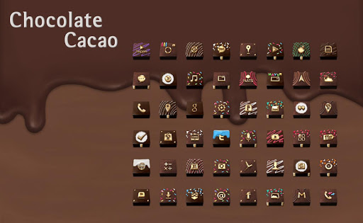 카카오 초콜릿 런처플래닛 테마