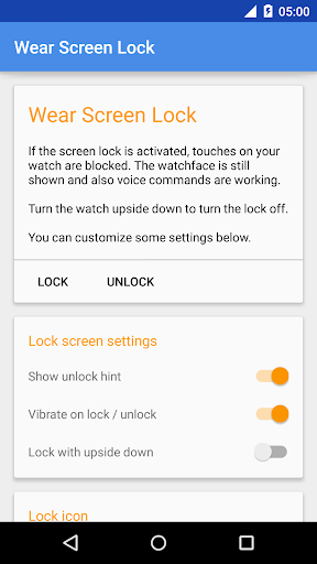 Wear Screen Lock