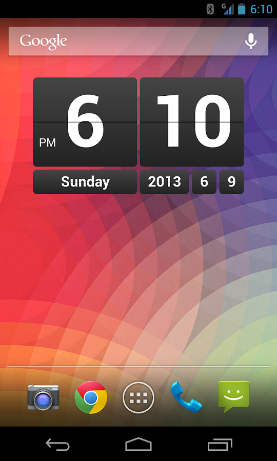 Retro Clock Widget - screenshot