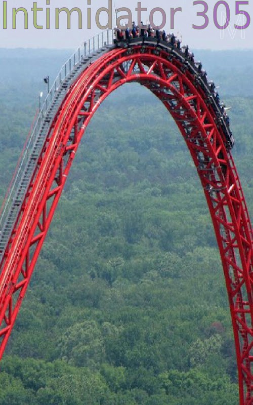 Android application Top 10 Tallest Roller Coasters screenshort