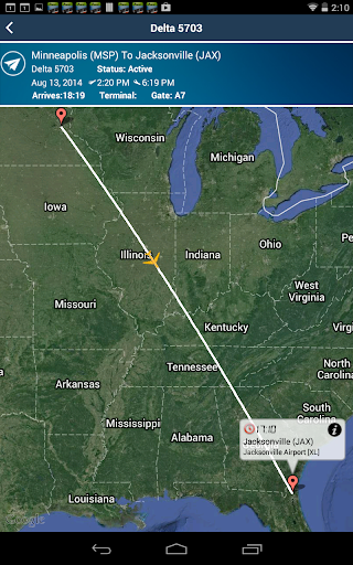 Jacksonville Airport+Radar JAX