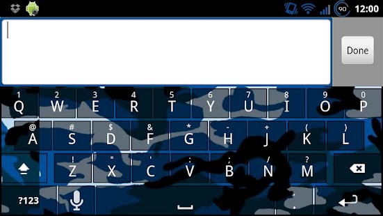 How to install Blue Camo Keyboard Skin patch 1.0 apk for laptop