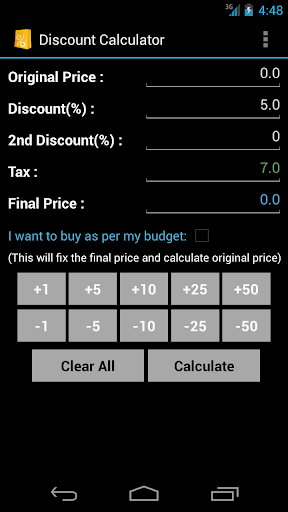 Discount Calculator