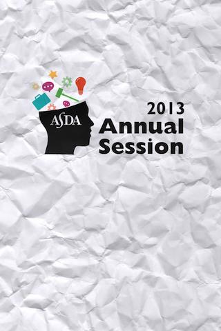 ASDA Annual Session 2013