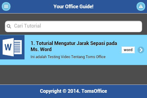 TomsOffice Tutorial Ms.Office