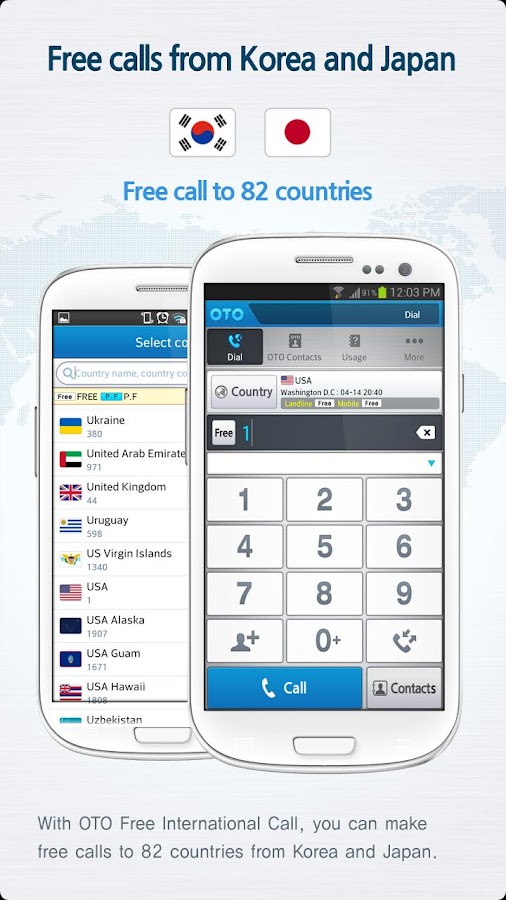 OTO Free International Call Android Apps on Google Play