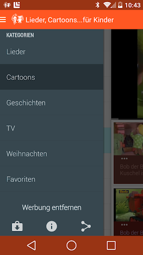 Cartoons Lieders für Kinder