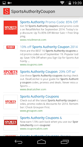 Sports Authority Coupon