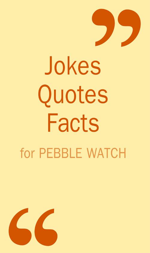 Android application Quotes for Pebble screenshort