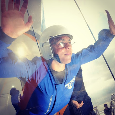 Feel the thrill of falling through the sky while sailing at 20 knots at sea. The iFly Ripcord experience aboard Quantum of the Seas offers guests the chance at experiencing skydiving without the whole "jumping out of a perfectly good place" part.