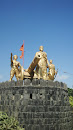 Statue of Shivaji at Juhu Beac