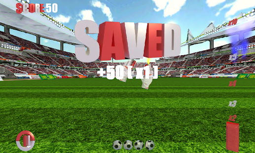 calcio gioco il portiere 3D Screen 3