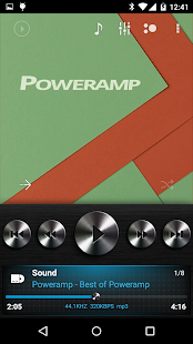download Skin for Poweramp Dark Metal free