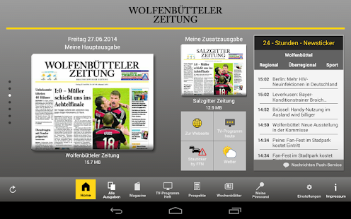 Wolfenbütteler Zeitung Screenshots 2