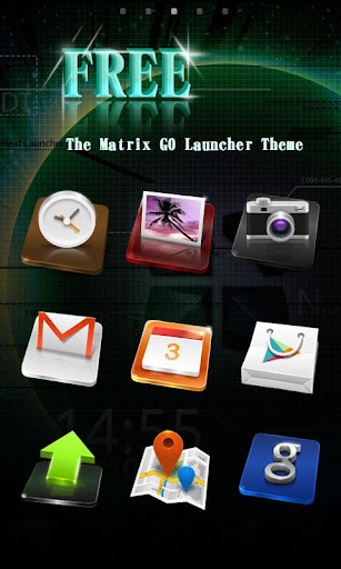 The Matrix GO Launcher Theme
